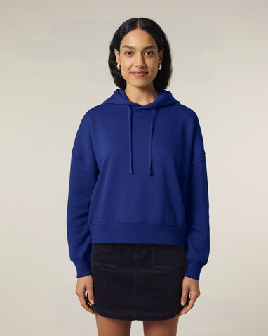 Stella Nora - Der Iconic Damen-Hoodie - Worker Blue - L bedrucken, Art.-Nr. STSW213C0881L