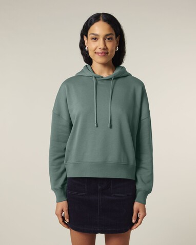 Stella Nora - Der Iconic Damen-Hoodie - Green Bay - M bedrucken, Art.-Nr. STSW213C1441M