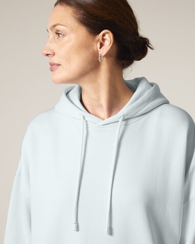 Stella Nora - Der Iconic Damen-Hoodie - Blue Ice - M bedrucken, Art.-Nr. STSW213C7281M