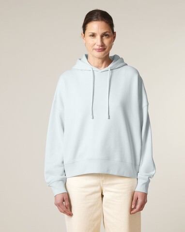 Stella Nora - Der Iconic Damen-Hoodie - Blue Ice - L bedrucken, Art.-Nr. STSW213C7281L