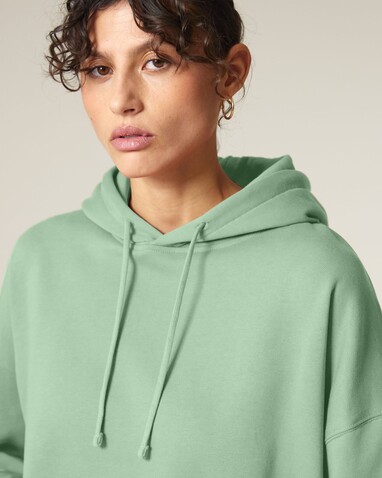 Stella Nora - Der Iconic Damen-Hoodie - Misty Jade - XL bedrucken, Art.-Nr. STSW213C7351X