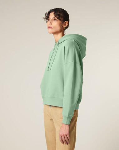 Stella Nora - Der Iconic Damen-Hoodie - Misty Jade - S bedrucken, Art.-Nr. STSW213C7351S
