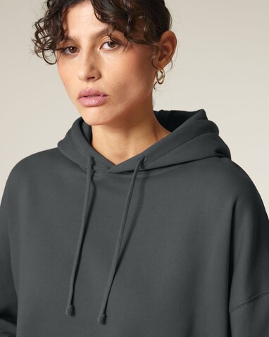 Stella Nora - Der Iconic Damen-Hoodie - Anthracite - XS bedrucken, Art.-Nr. STSW213C253XS