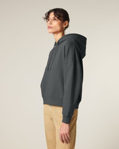 Stella Nora - Der Iconic Damen-Hoodie - Anthracite - XS bedrucken, Art.-Nr. STSW213C253XS