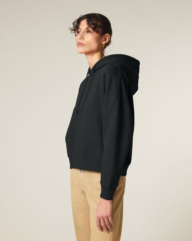 Stella Nora - Der Iconic Damen-Hoodie - Black - S bedrucken, Art.-Nr. STSW213C0021S