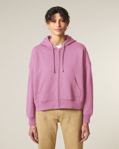 Stella Ida - Der Iconic Damen-Zip-Hoodie - Bubble Pink - S bedrucken, Art.-Nr. STSW214C1291S