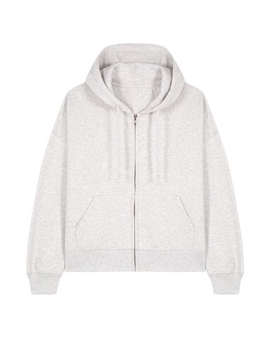 Stella Ida - Der Iconic Damen-Zip-Hoodie - Cool Heather Grey - L bedrucken, Art.-Nr. STSW214C1461L