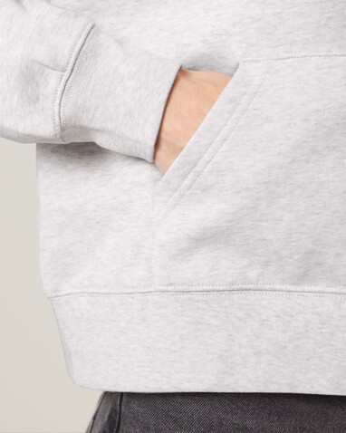 Stella Ida - Der Iconic Damen-Zip-Hoodie - Cool Heather Grey - M bedrucken, Art.-Nr. STSW214C1461M