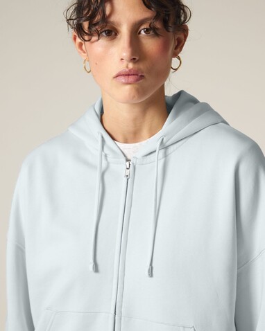 Stella Ida - Der Iconic Damen-Zip-Hoodie - Blue Ice - XL bedrucken, Art.-Nr. STSW214C7281X