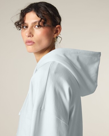 Stella Ida - Der Iconic Damen-Zip-Hoodie - Blue Ice - L bedrucken, Art.-Nr. STSW214C7281L