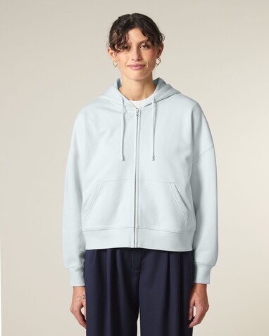 Stella Ida - Der Iconic Damen-Zip-Hoodie - Blue Ice - XXL bedrucken, Art.-Nr. STSW214C7282X