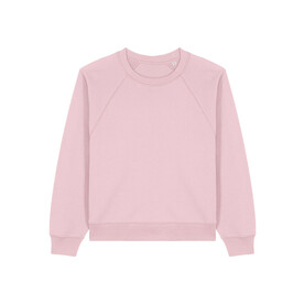 Stella Clara - Das Damen-Raglan-Rundhals-Sweatshirt - Cotton Pink - XXL bedrucken, Art.-Nr. STSW217C0052X