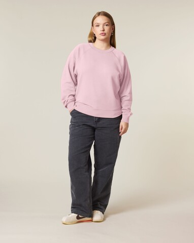 Stella Clara - Das Damen-Raglan-Rundhals-Sweatshirt - Cotton Pink - XXL bedrucken, Art.-Nr. STSW217C0052X