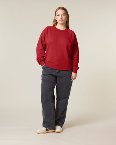 Stella Clara - Das Damen-Raglan-Rundhals-Sweatshirt - Red - L bedrucken, Art.-Nr. STSW217C0041L Stella Clara - Das Damen-Raglan-Rundhals-Sweatshirt - Red - L bedrucken, Art.-Nr. STSW217C0041L