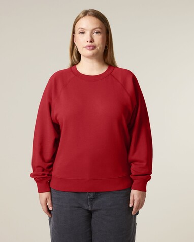 Stella Clara - Das Damen-Raglan-Rundhals-Sweatshirt - Red - XS bedrucken, Art.-Nr. STSW217C004XS Stella Clara - Das Damen-Raglan-Rundhals-Sweatshirt - Red - XS bedrucken, Art.-Nr. STSW217C004XS