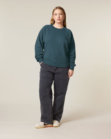 Stella Clara - Das Damen-Raglan-Rundhals-Sweatshirt - Stargazer - M bedrucken, Art.-Nr. STSW217C7021M