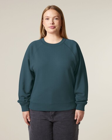 Stella Clara - Das Damen-Raglan-Rundhals-Sweatshirt - Stargazer - M bedrucken, Art.-Nr. STSW217C7021M
