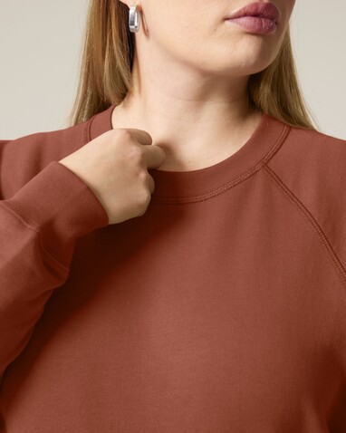 Stella Clara - Das Damen-Raglan-Rundhals-Sweatshirt - Heritage Brown - L bedrucken, Art.-Nr. STSW217C7301L