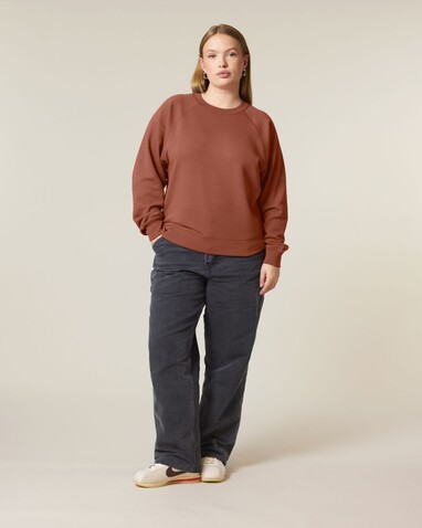 Stella Clara - Das Damen-Raglan-Rundhals-Sweatshirt - Heritage Brown - L bedrucken, Art.-Nr. STSW217C7301L