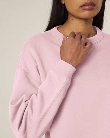 Stella Paloma - Das Oversized Damen-Rundhals-Sweatshirt - Cotton Pink - S bedrucken, Art.-Nr. STSW218C0051S Stella Paloma - Das Oversized Damen-Rundhals-Sweatshirt - Cotton Pink - S bedrucken, Art.-Nr. STSW218C0051S