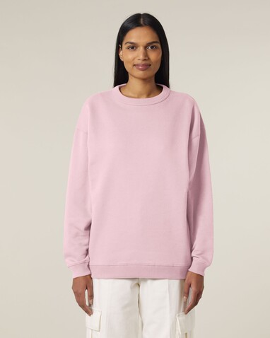 Stella Paloma - Das Oversized Damen-Rundhals-Sweatshirt - Cotton Pink - M bedrucken, Art.-Nr. STSW218C0051M