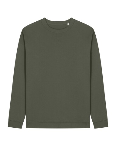 Stella Paloma - Das Oversized Damen-Rundhals-Sweatshirt - Khaki - M bedrucken, Art.-Nr. STSW218C2231M Stella Paloma - Das Oversized Damen-Rundhals-Sweatshirt - Khaki - M bedrucken, Art.-Nr. STSW218C2231M