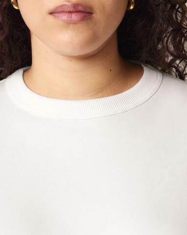 Stella Paloma - Das Oversized Damen-Rundhals-Sweatshirt - Off White - S bedrucken, Art.-Nr. STSW218C0181S