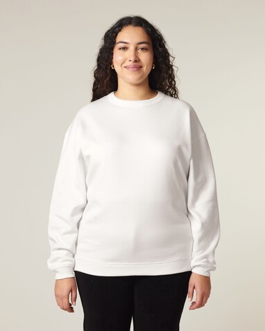 Stella Paloma - Das Oversized Damen-Rundhals-Sweatshirt - Off White - M bedrucken, Art.-Nr. STSW218C0181M Stella Paloma - Das Oversized Damen-Rundhals-Sweatshirt - Off White - M bedrucken, Art.-Nr. STSW218C0181M