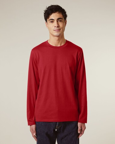 Creator 2.0 Long Sleeve - Das Iconic Langarm-Unisex-T-Shirt - Red - XL bedrucken, Art.-Nr. STTU199C0041X