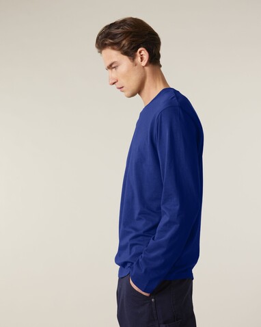 Creator 2.0 Long Sleeve - Das Iconic Langarm-Unisex-T-Shirt - Worker Blue - XXL bedrucken, Art.-Nr. STTU199C0882X