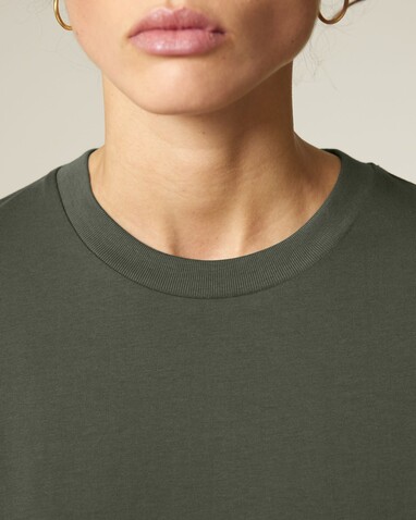 Creator 2.0 Long Sleeve - Das Iconic Langarm-Unisex-T-Shirt - Khaki - XS bedrucken, Art.-Nr. STTU199C223XS