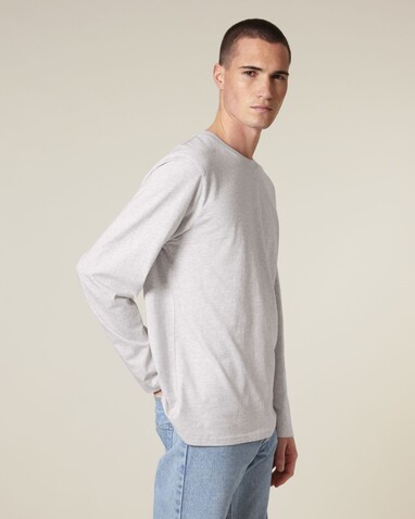 Creator 2.0 Long Sleeve - Das Iconic Langarm-Unisex-T-Shirt - Cool Heather Grey - XXS bedrucken, Art.-Nr. STTU199C1462S