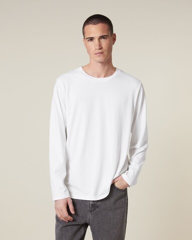 Creator 2.0 Long Sleeve - Das Iconic Langarm-Unisex-T-Shirt - White - XS bedrucken, Art.-Nr. STTU199C001XS