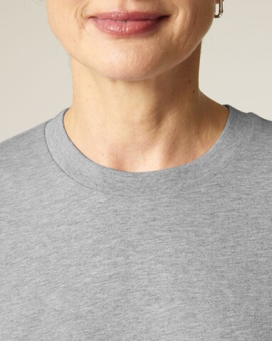 Creator 2.0 Long Sleeve - Das Iconic Langarm-Unisex-T-Shirt - Heather Grey - XXS bedrucken, Art.-Nr. STTU199C2502S