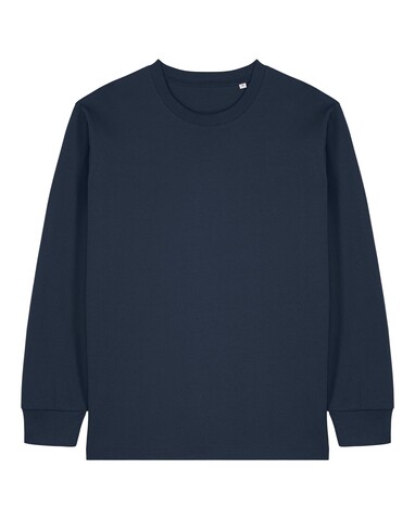 Freestyler Long Sleeve - Das schwere Langarm-Unisex-T-Shirt - French Navy - S bedrucken, Art.-Nr. STTU200C7271S