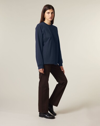 Freestyler Long Sleeve - Das schwere Langarm-Unisex-T-Shirt - French Navy - 3XL bedrucken, Art.-Nr. STTU200C7273X