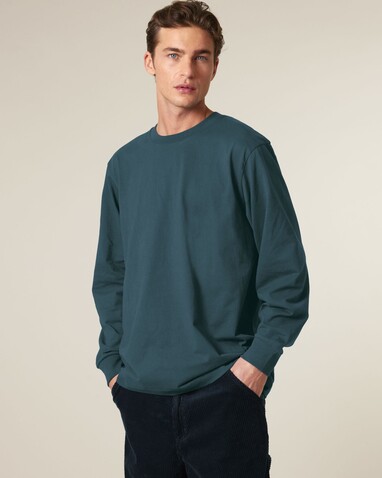 Freestyler Long Sleeve - Das schwere Langarm-Unisex-T-Shirt - Stargazer - L bedrucken, Art.-Nr. STTU200C7021L