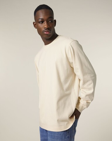 Freestyler Long Sleeve - Natural Raw - M bedrucken, Art.-Nr. STTU200C0541M