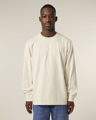 Freestyler Long Sleeve - Natural Raw - M bedrucken, Art.-Nr. STTU200C0541M