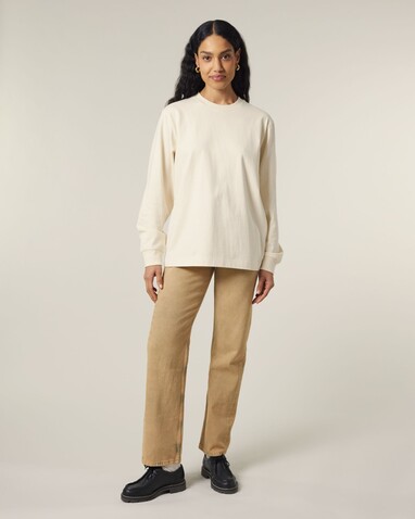 Freestyler Long Sleeve - Natural Raw - M bedrucken, Art.-Nr. STTU200C0541M