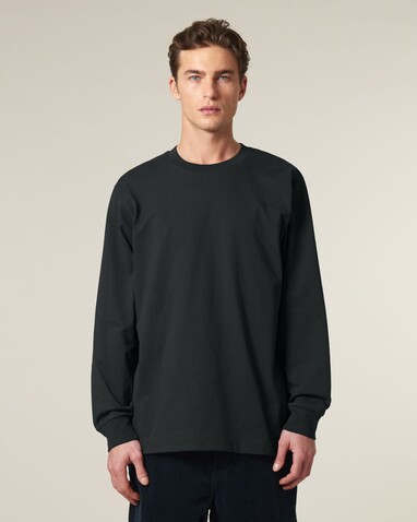 Freestyler Long Sleeve - Das schwere Langarm-Unisex-T-Shirt - Black - 3XL bedrucken, Art.-Nr. STTU200C0023X