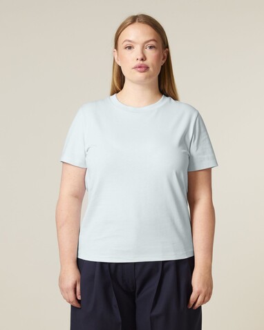 Stella Muser - Das Iconic Damen-T-Shirt - Blue Ice - XXL bedrucken, Art.-Nr. STTW172C7282X