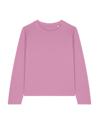 Stella Muser Long Sleeve - Das Iconic Langarm-Damen-T-Shirt - Bubble Pink - M bedrucken, Art.-Nr. STTW219C1291M