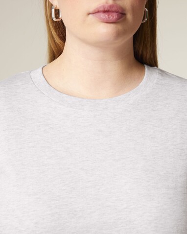 Stella Muser Long Sleeve - Das Iconic Langarm-Damen-T-Shirt - Cool Heather Grey - S bedrucken, Art.-Nr. STTW219C1461S