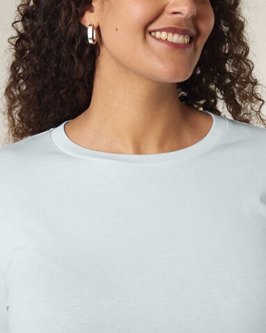 Stella Muser Long Sleeve - Das Iconic Langarm-Damen-T-Shirt - Blue Ice - XL bedrucken, Art.-Nr. STTW219C7281X