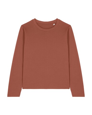 Stella Muser Long Sleeve - Das Iconic Langarm-Damen-T-Shirt - Heritage Brown - XS bedrucken, Art.-Nr. STTW219C730XS