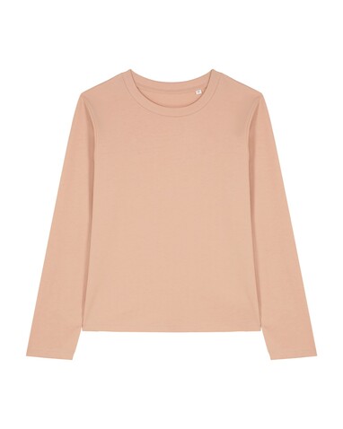 Stella Muser Long Sleeve - Das Iconic Langarm-Damen-T-Shirt - Fraiche Peche - M bedrucken, Art.-Nr. STTW219C1011M