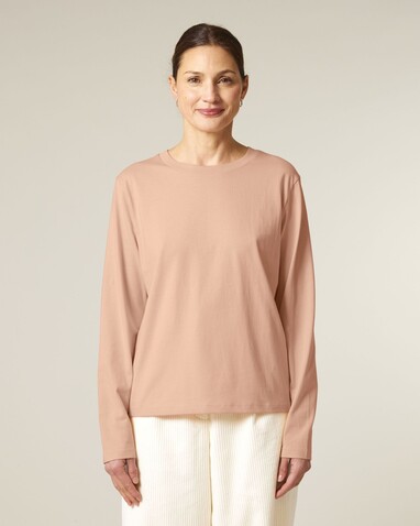 Stella Muser Long Sleeve - Das Iconic Langarm-Damen-T-Shirt - Fraiche Peche - M bedrucken, Art.-Nr. STTW219C1011M