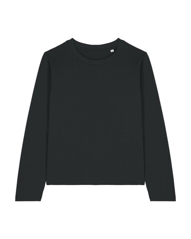 Stella Muser Long Sleeve - Das Iconic Langarm-Damen-T-Shirt - Black - XS bedrucken, Art.-Nr. STTW219C002XS