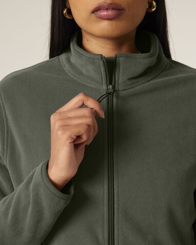 Stella Guider - Die Damen-Fleecejacke - Khaki - S bedrucken, Art.-Nr. STJW239C2231S